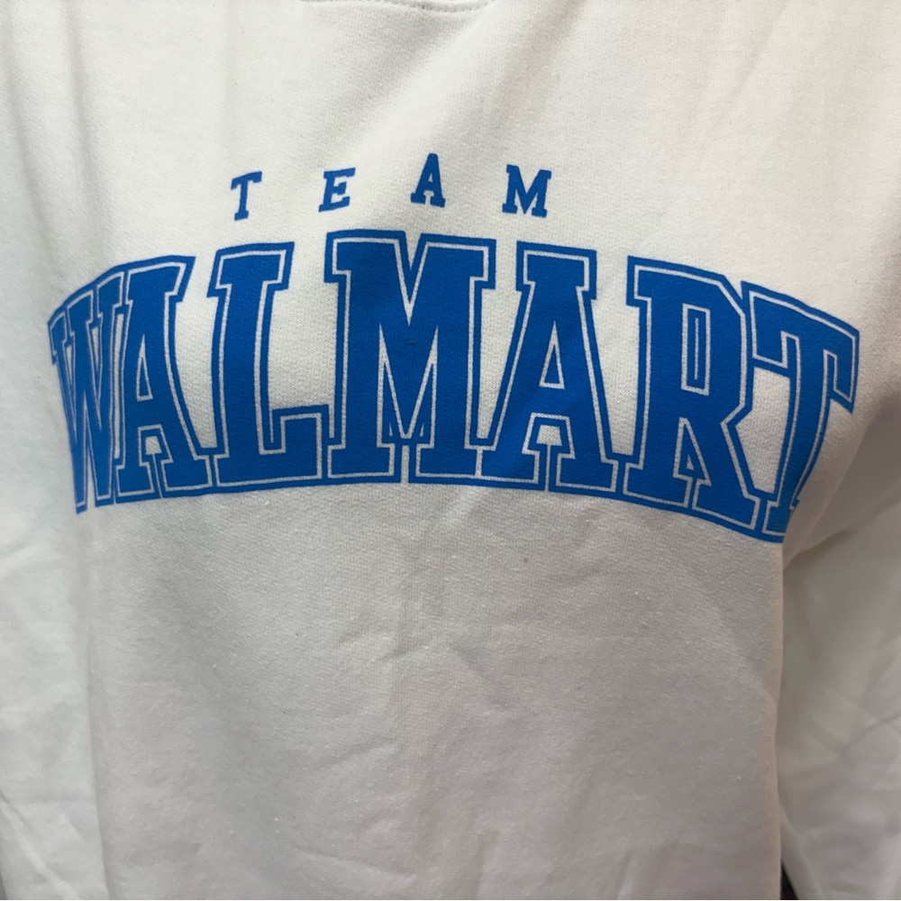 Team Walmart White Sweatshirt